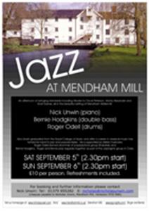 JAZZ AT THE MILL - September 2009